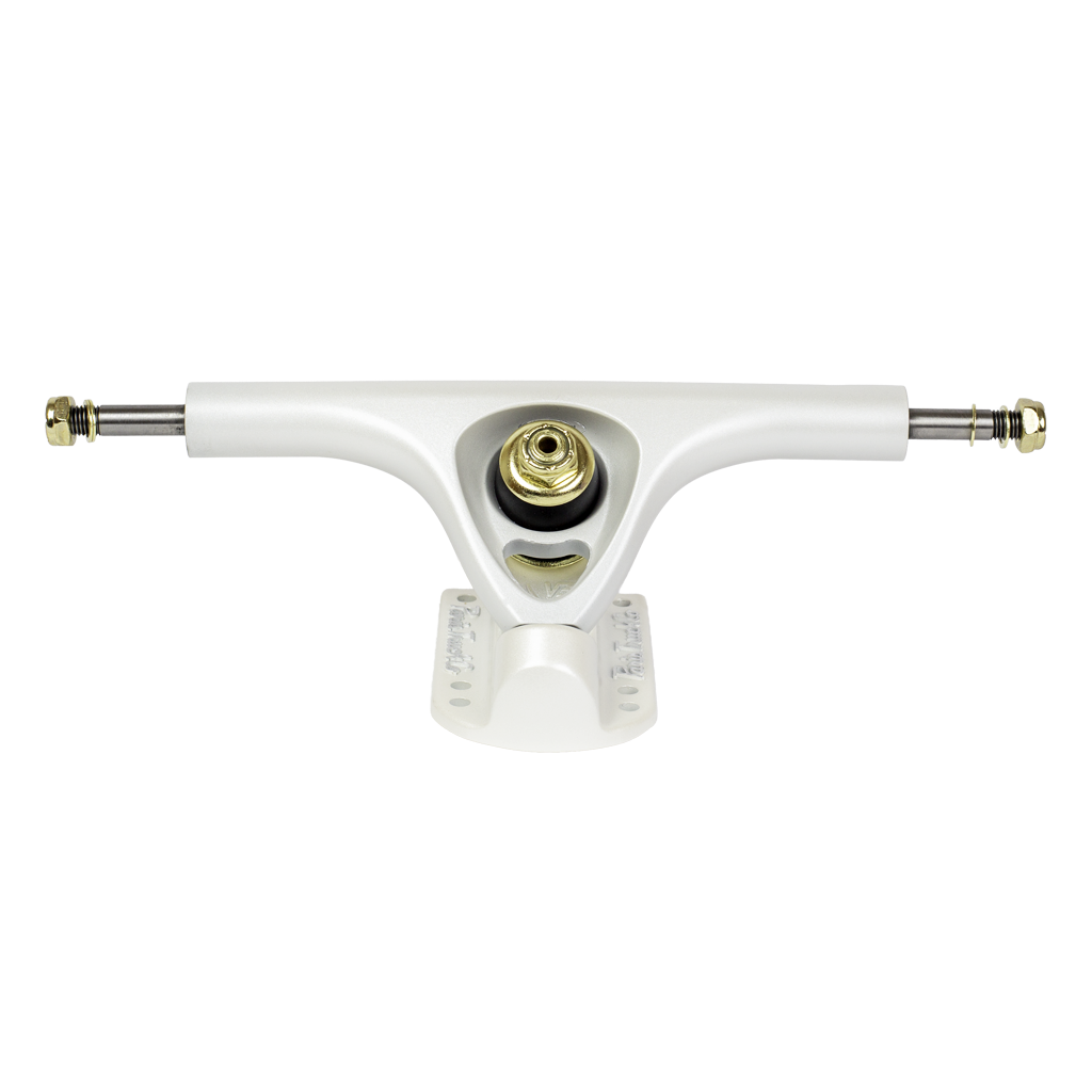 V3 Hollow Lite 150mm 50º Longboard Trucks White Pearl
