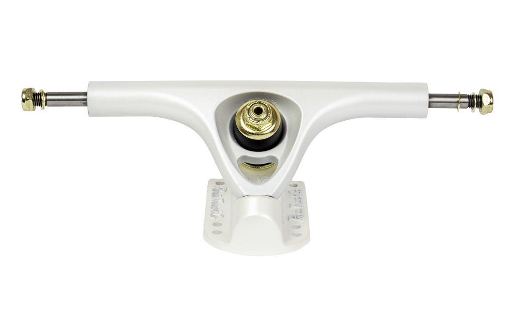 V3 Hollow Lite 180mm 50º Longboard Trucks White Pearl
