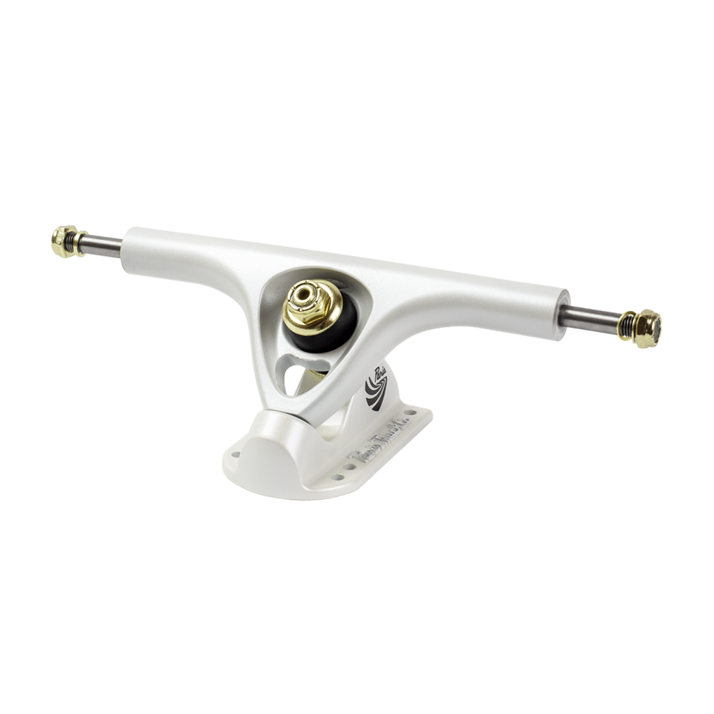 V3 Hollow Lite 150mm 50º Longboard Trucks White Pearl