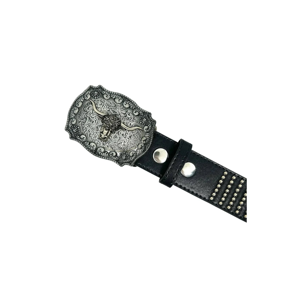 Loosey Interchangable Black Buckle Belt