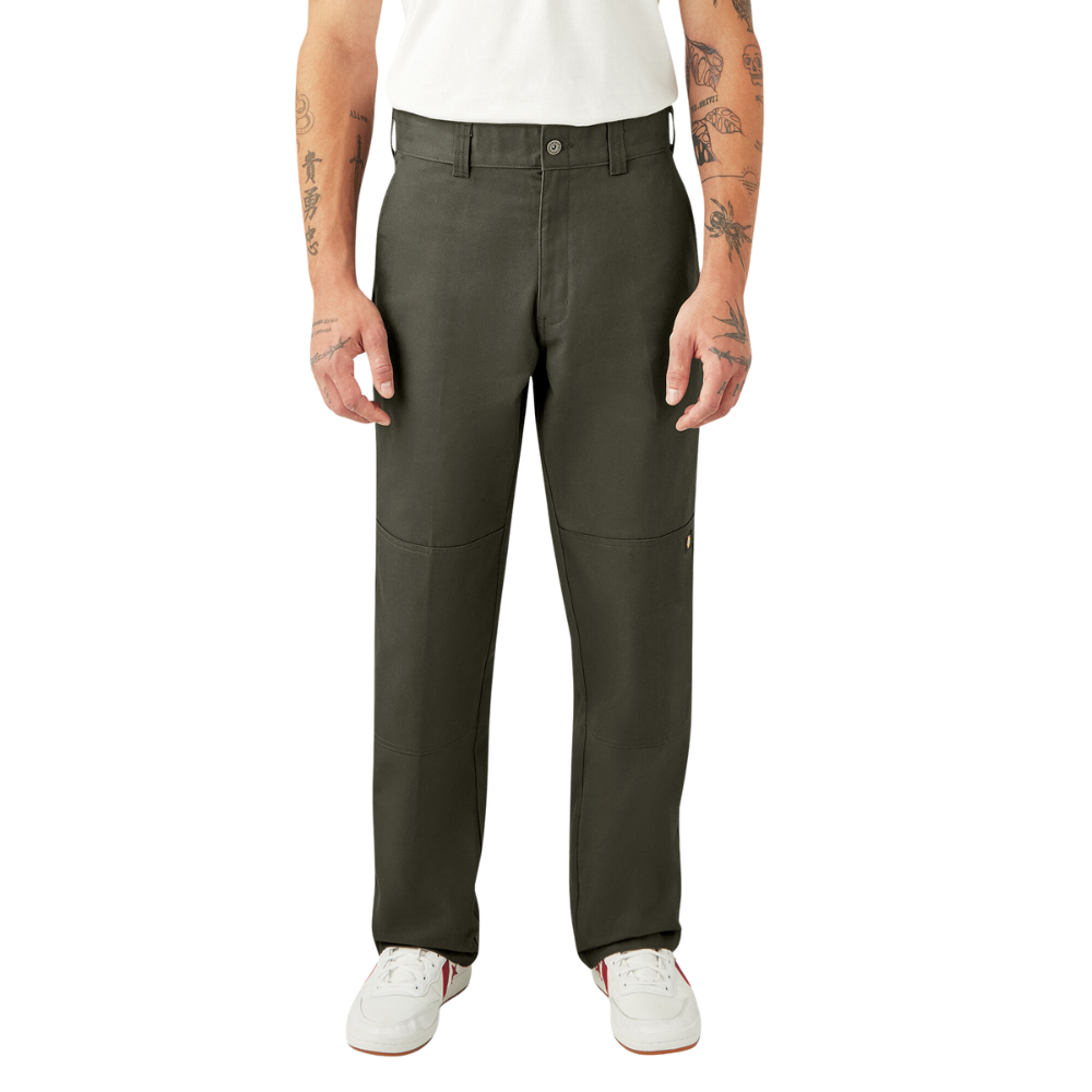 Dickies X Spitfire Twill Double Knee Pants - Olive Green - Bow Shock Marketplace