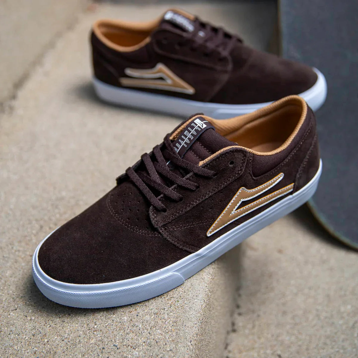 Lakai Shoes Griffin - Chocolate Suede - Bow Shock Marketplace