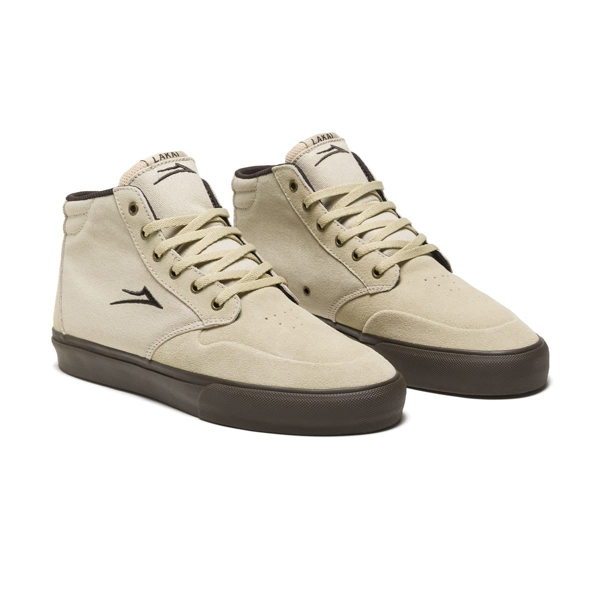 Lakai Shoes Riley 3 High - Cream/Gum Suede