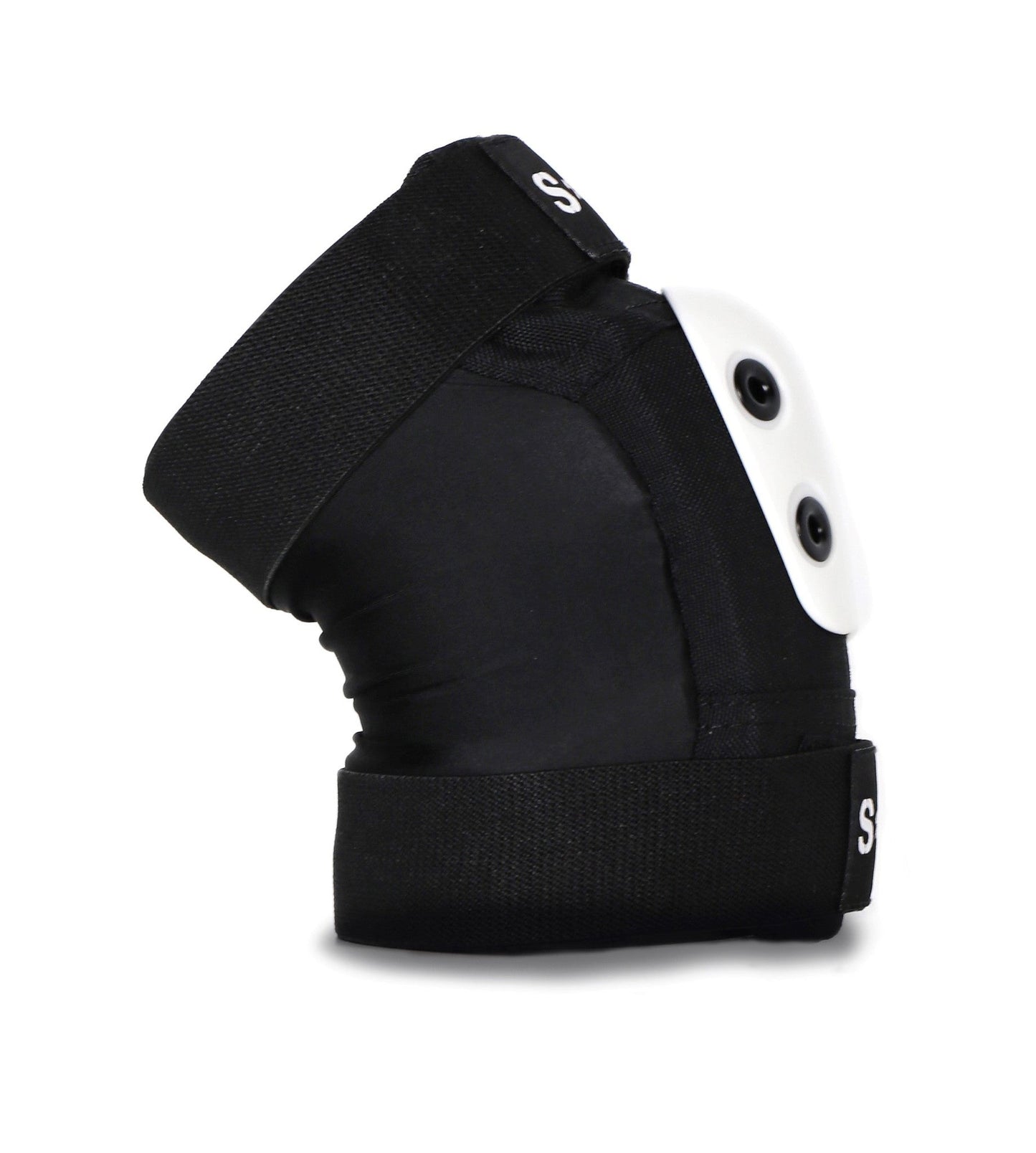 S1 Pro Elbow Pads - Black/White - Bow Shock Marketplace