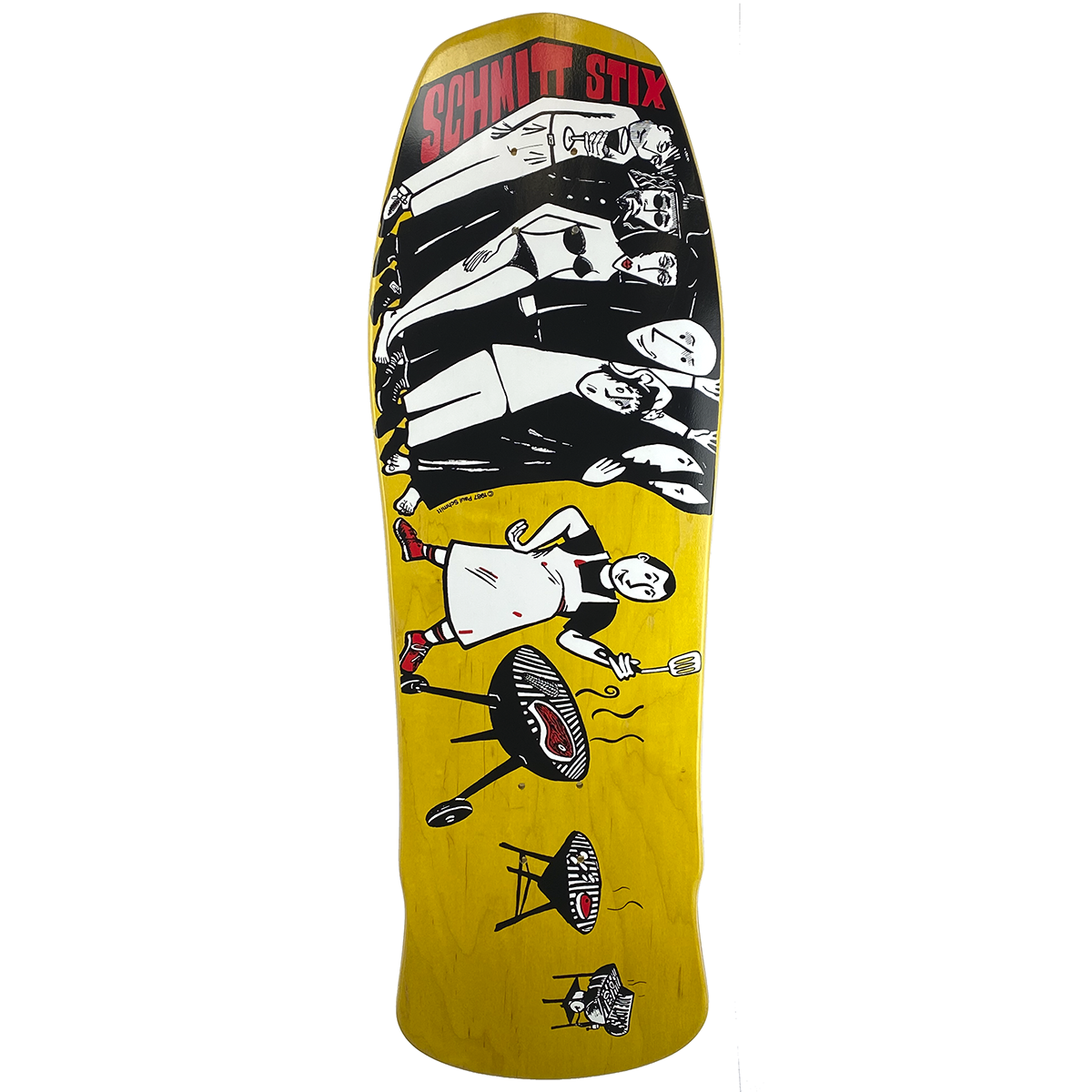 Schmitt Stix Joe Lopes BBQ 10.125" Skateboard Deck - Bow Shock Marketplace
