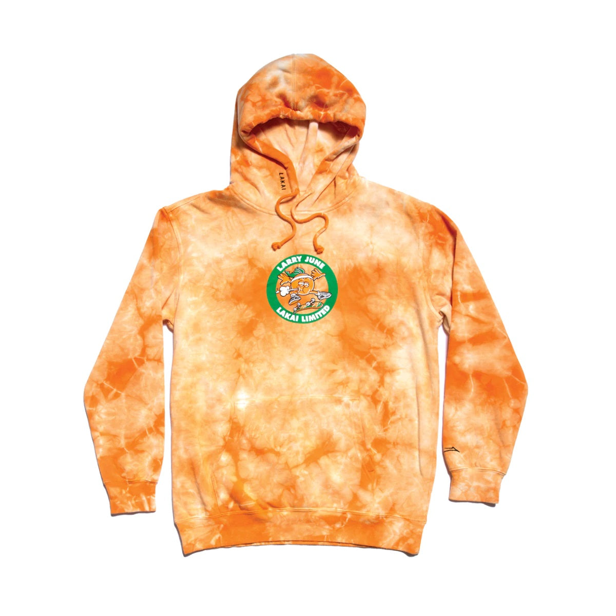 Lakai Sweatshirts Skate Club Pullover Hoodie - Orange Tie Dye - Bow Shock Marketplace