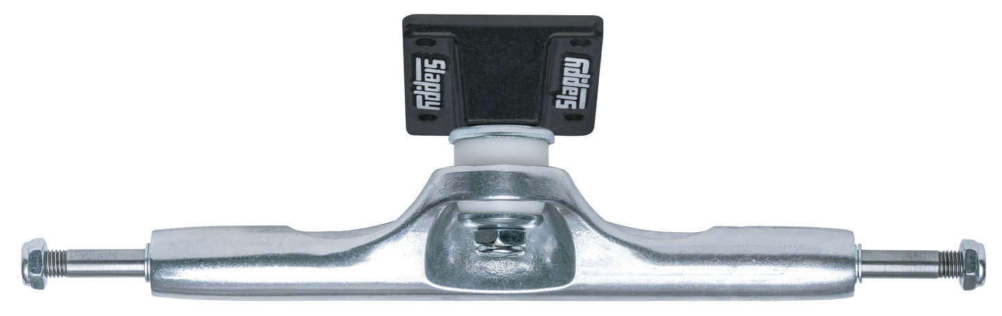 Slappy ST1 Hollow Wide Boy Polished Black Skateboard Truck
