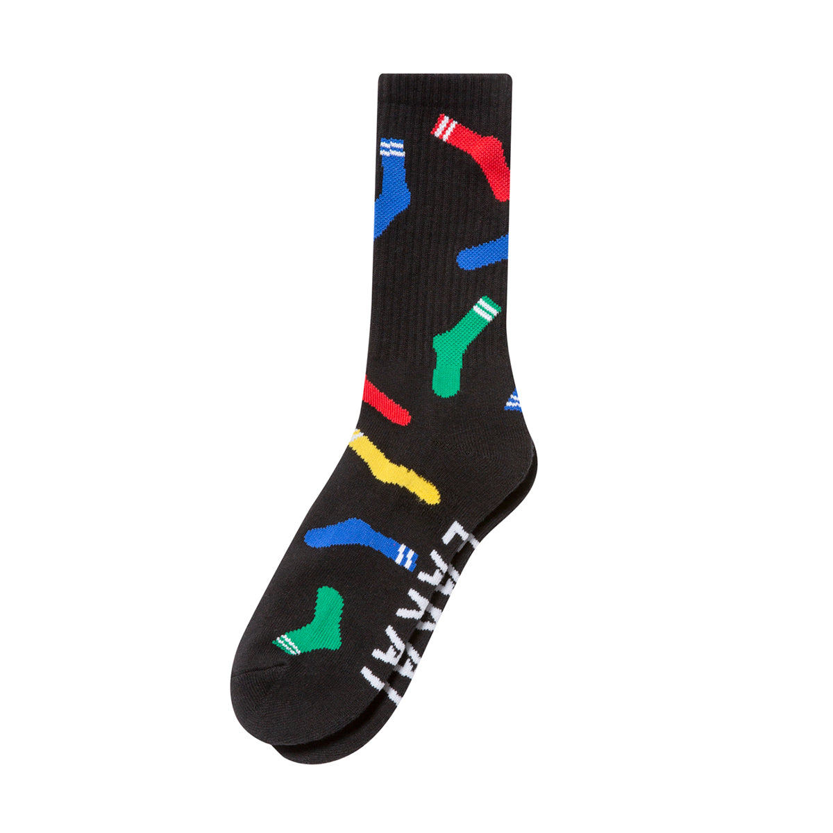 Lakai Crew Sock - Black - Bow Shock Marketplace
