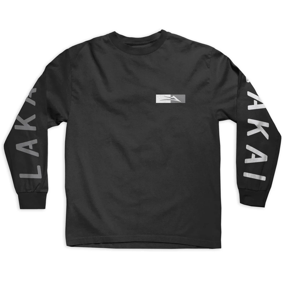 Lakai Split Long Sleeve Tee - Black - Bow Shock Marketplace