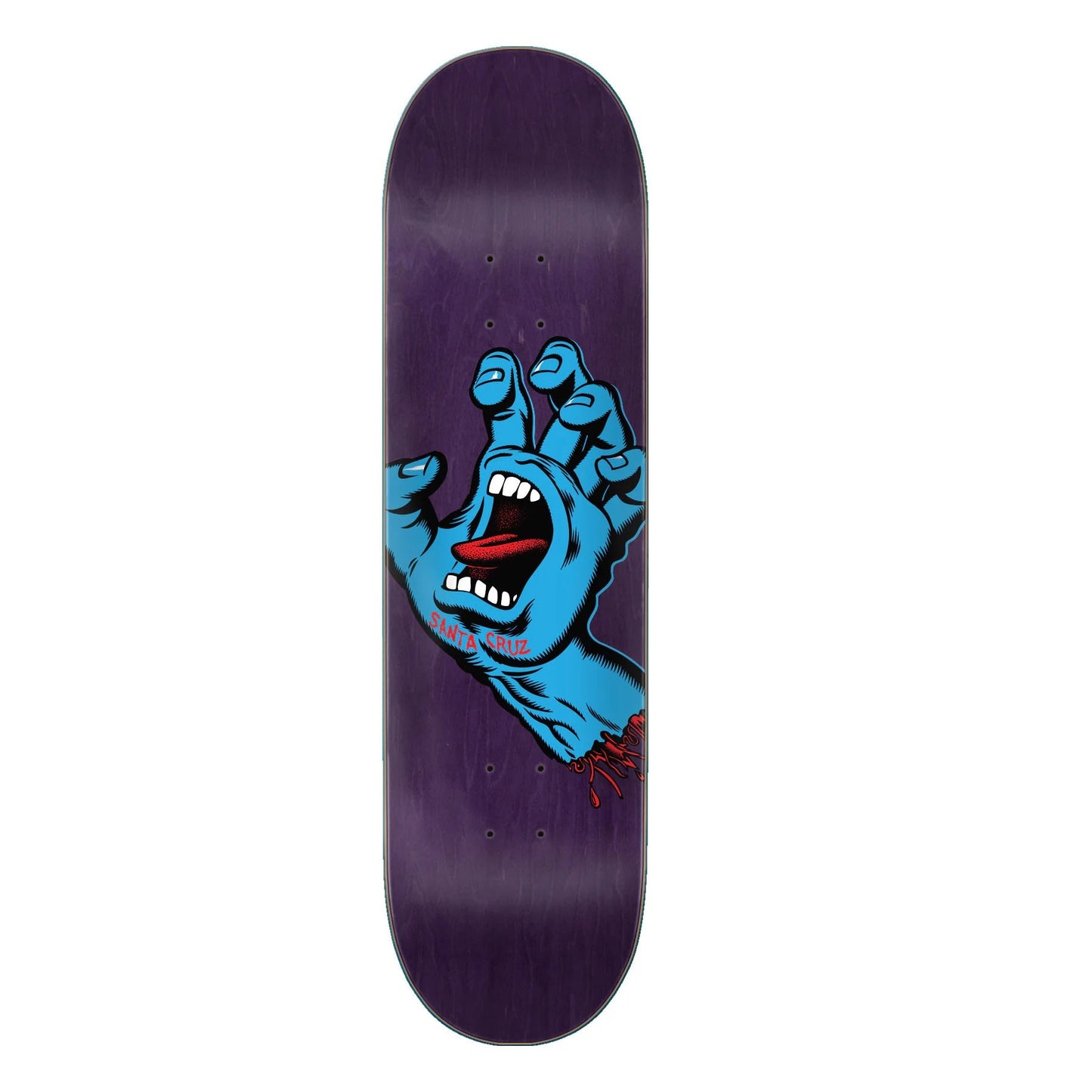 Santa Cruz Screaming Hand Skateboard Deck - 8.375″ - Bow Shock Marketplace