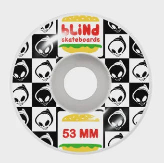 Blind Blind Burger Black White 53mm Skateboard Wheels