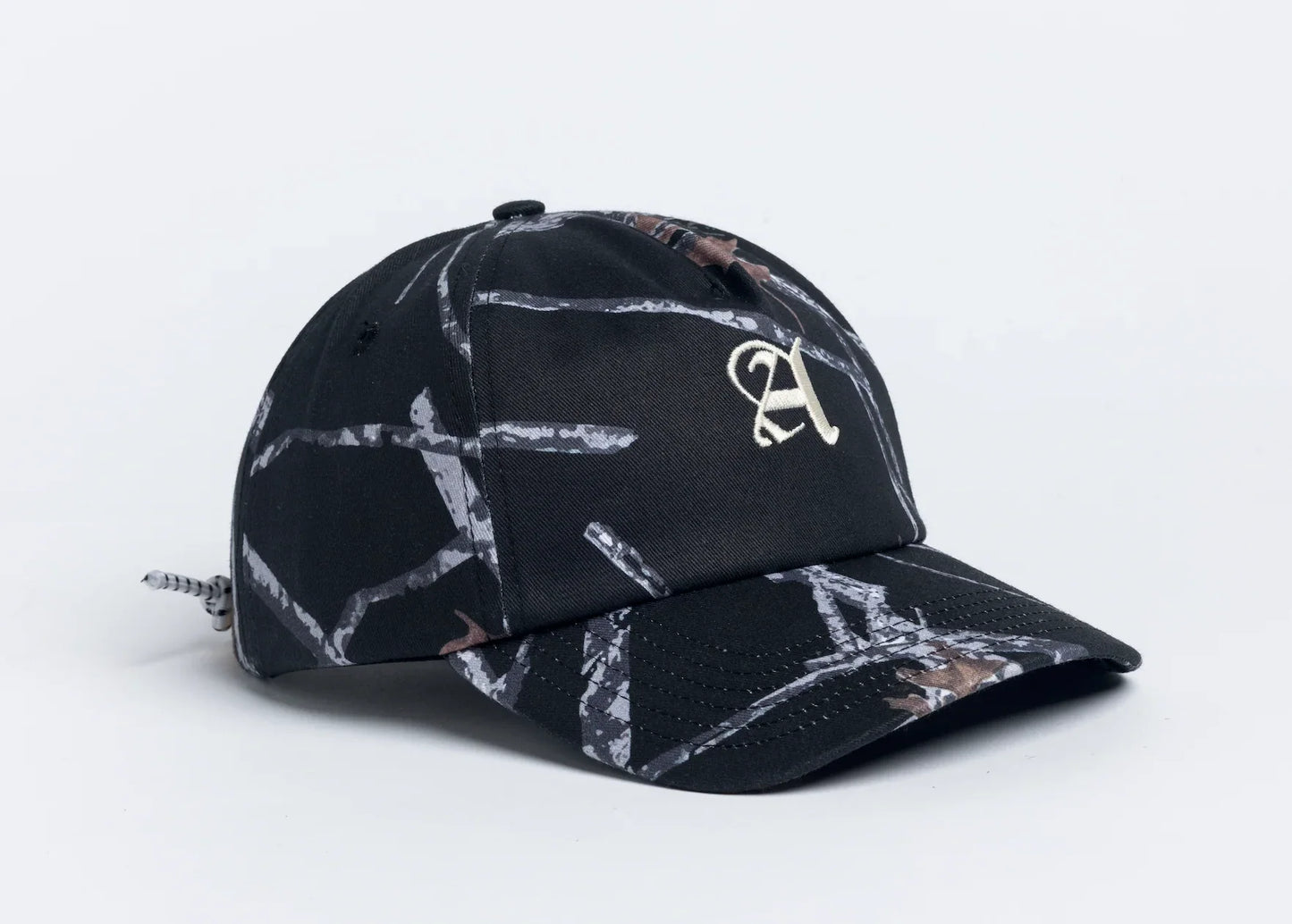 Autumn Camo 5 Panel Black Hat