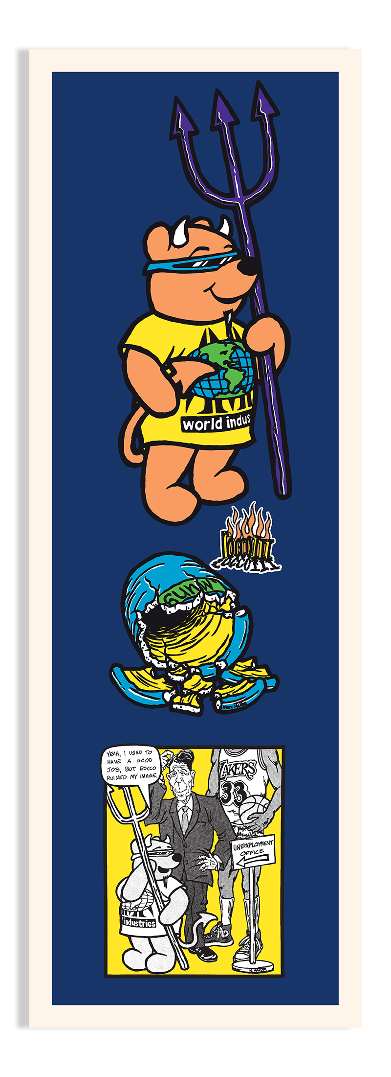 LTD Edition Steve Rocco III Screenprinted Deck - 9.75