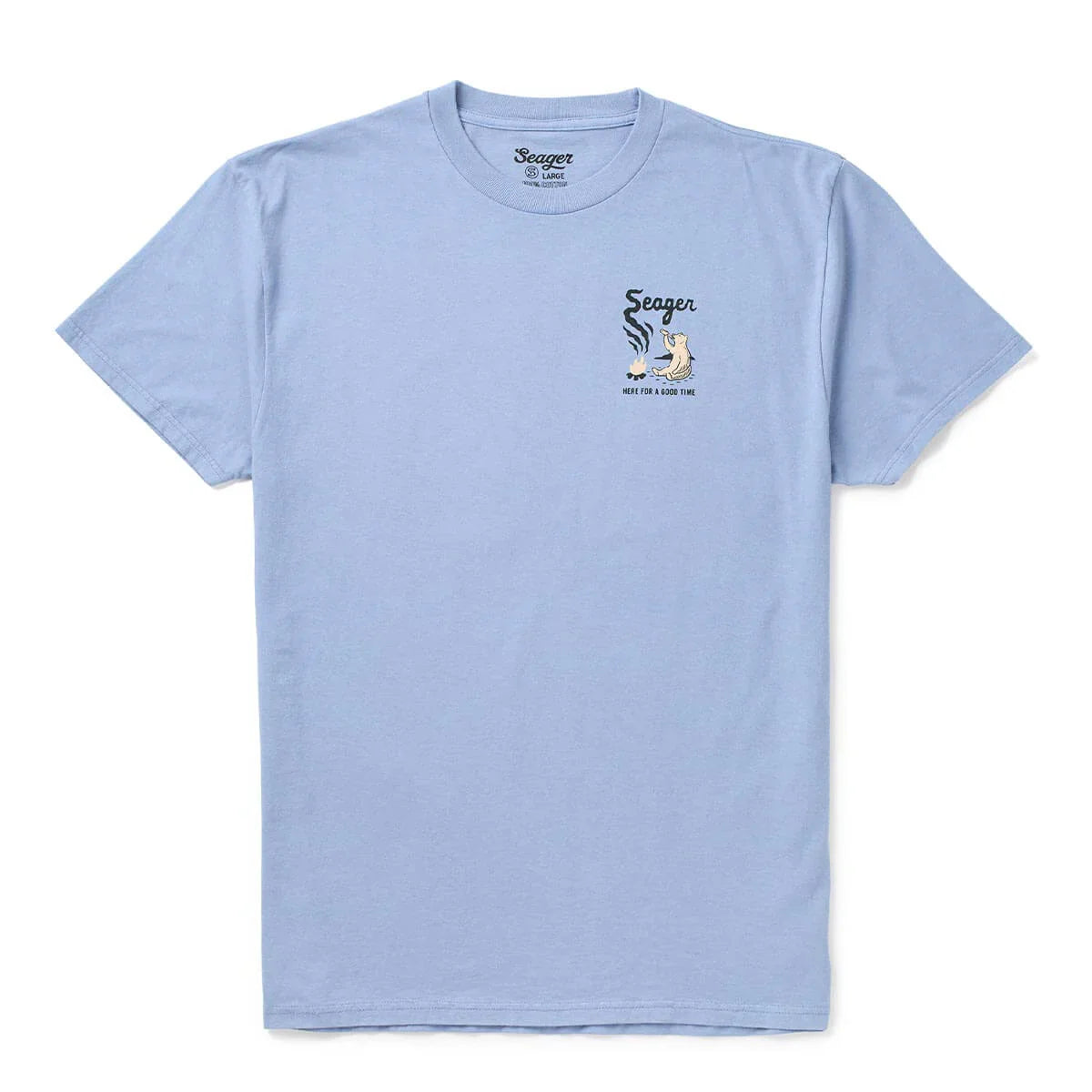 Seager Smokey Faded Denim S/s Shirt