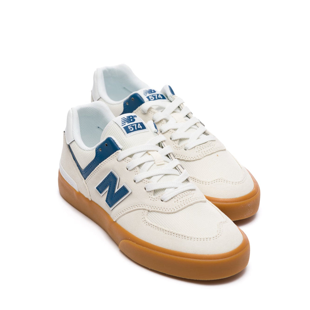 New Balance Numeric 574 Vulc - Sea Salt/Blue - Bow Shock Marketplace