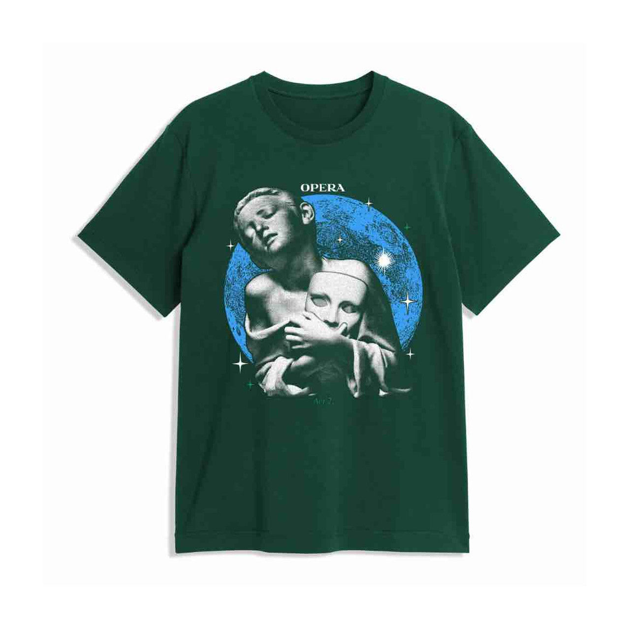 Opera Grasp Sports Dark Green S/s Shirt