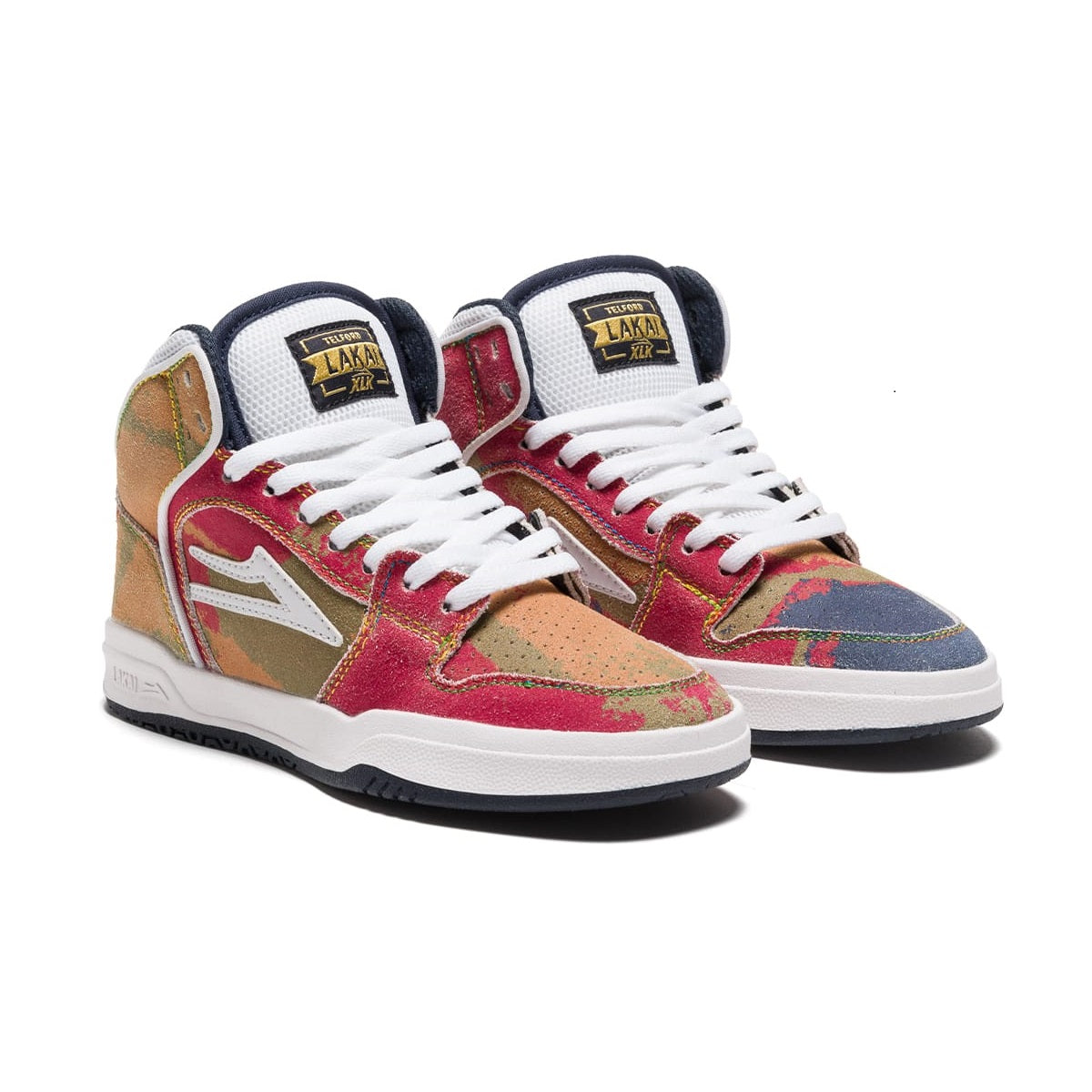 Lakai Shoes Telford Kids - Multi Suede - Bow Shock Marketplace