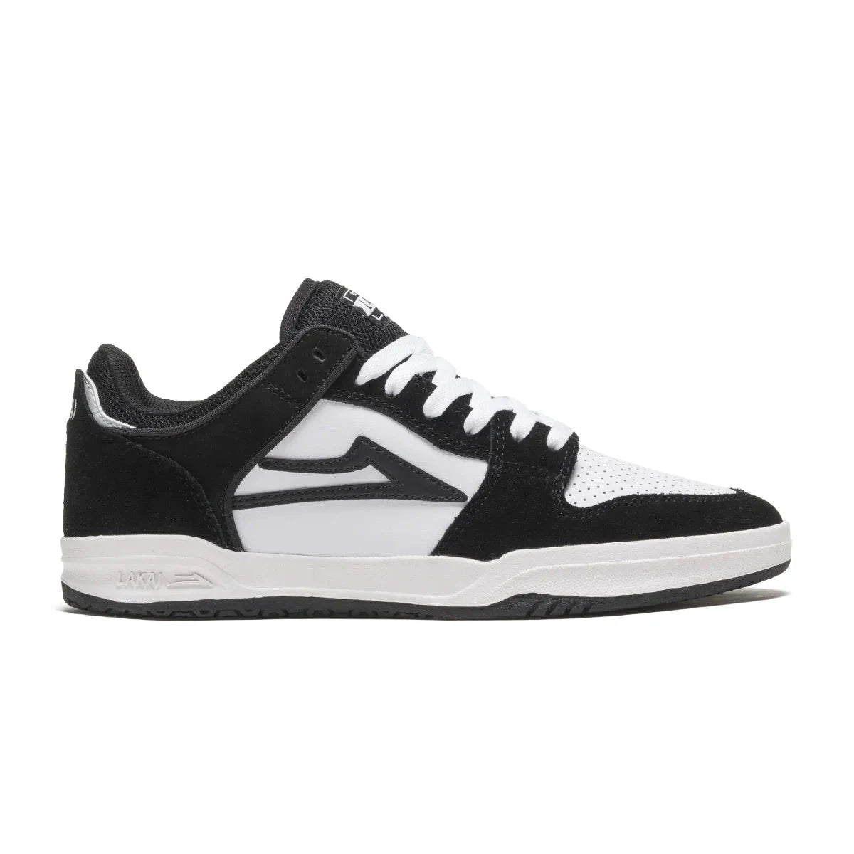 Lakai Shoes Telford Low - White/Black Suede