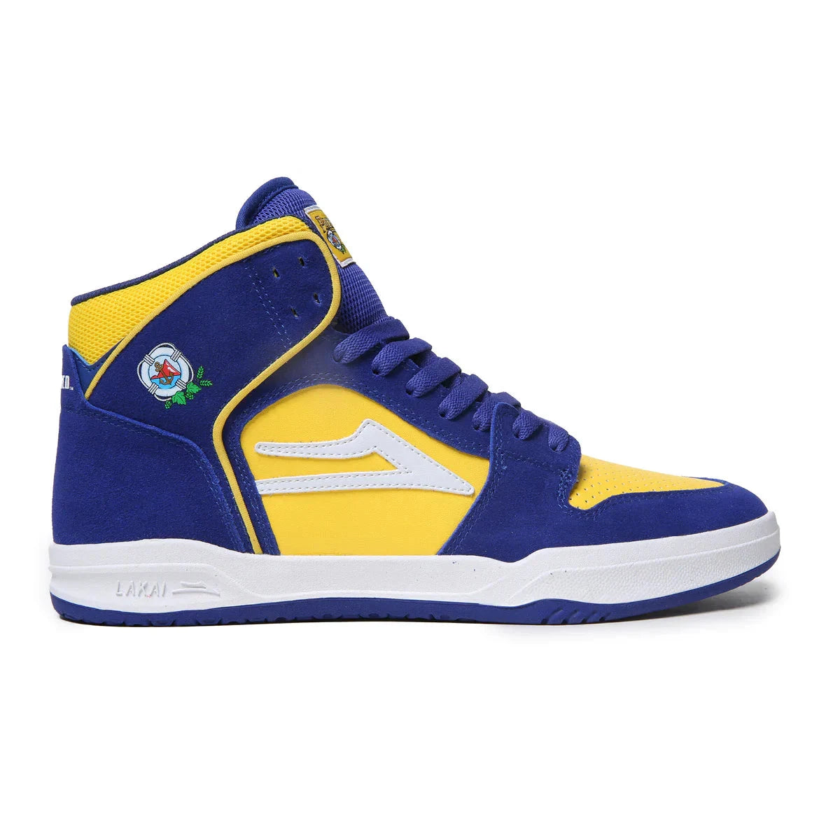Lakai Shoes Telford - Blue/Yellow Suede - Bow Shock Marketplace