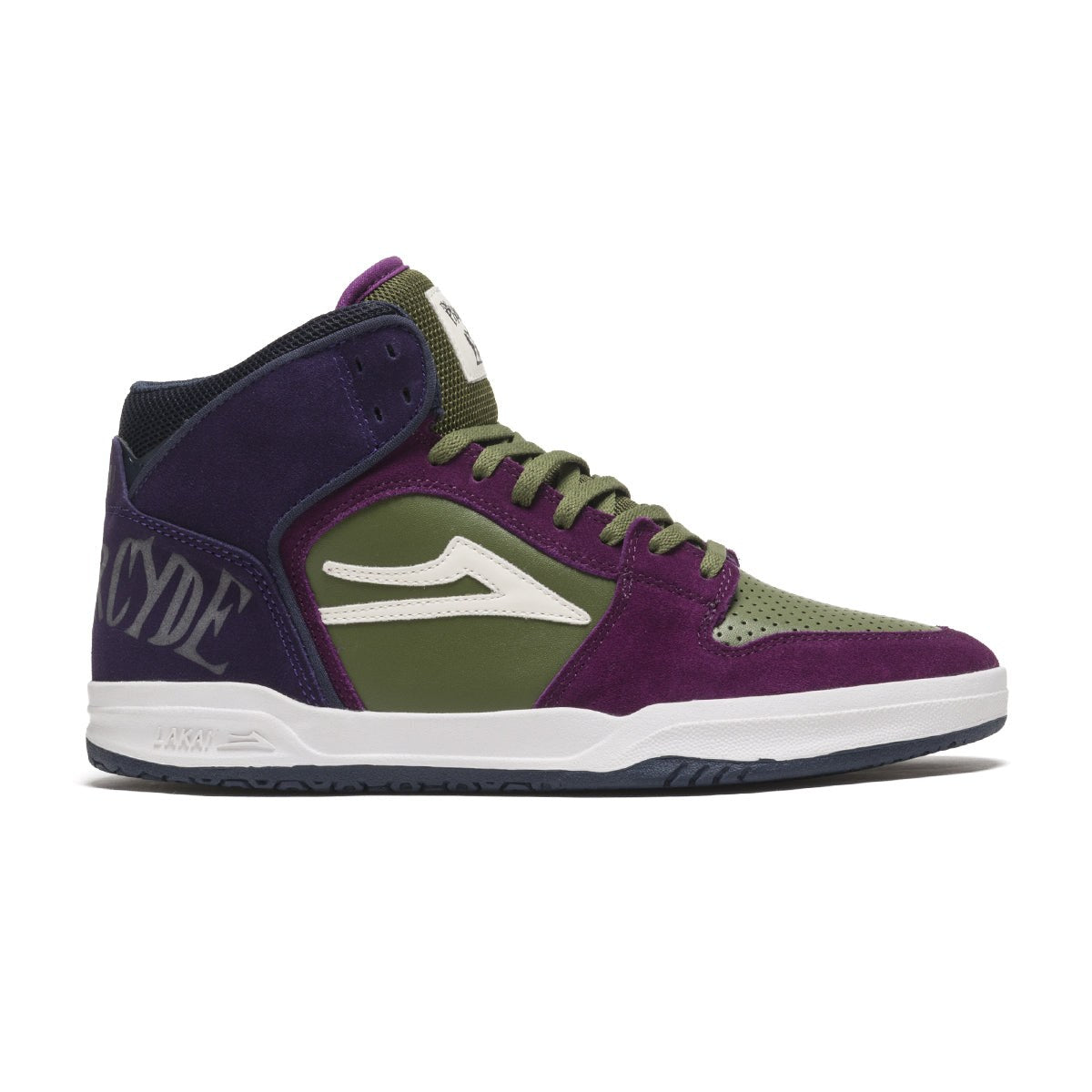 Lakai Shoes Telford - Grape/Olive Suede