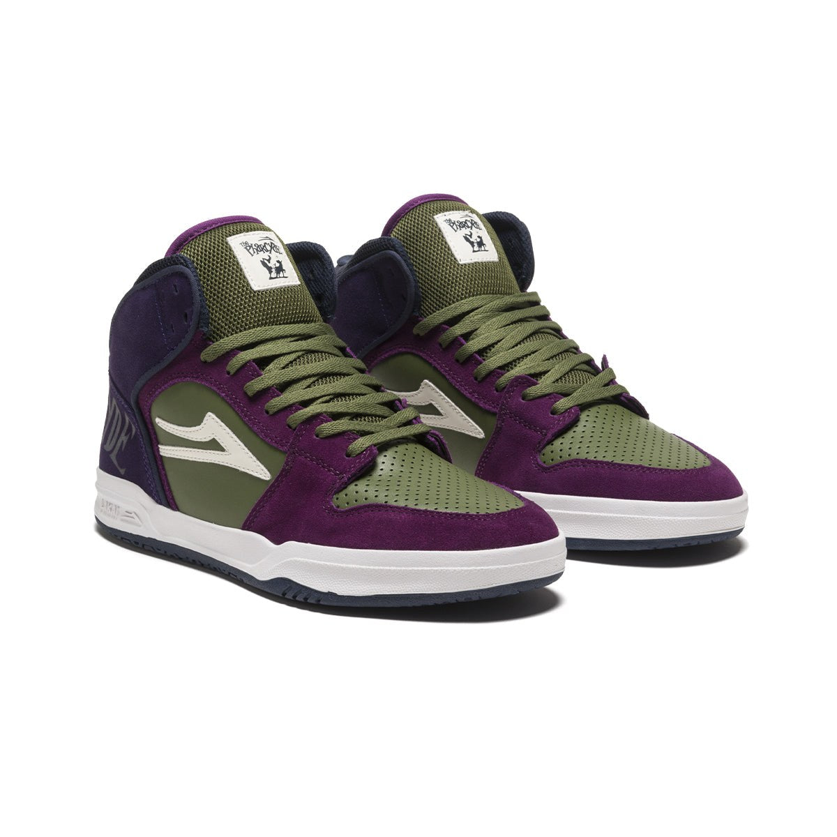 Lakai Shoes Telford - Grape/Olive Suede