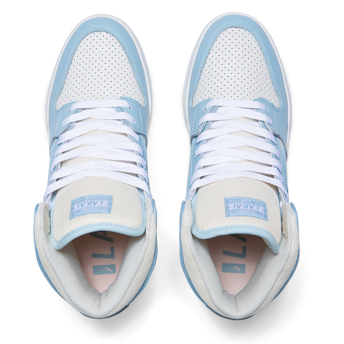 Lakai Shoes Telford - Light Blue/Cream Leather - Bow Shock Marketplace