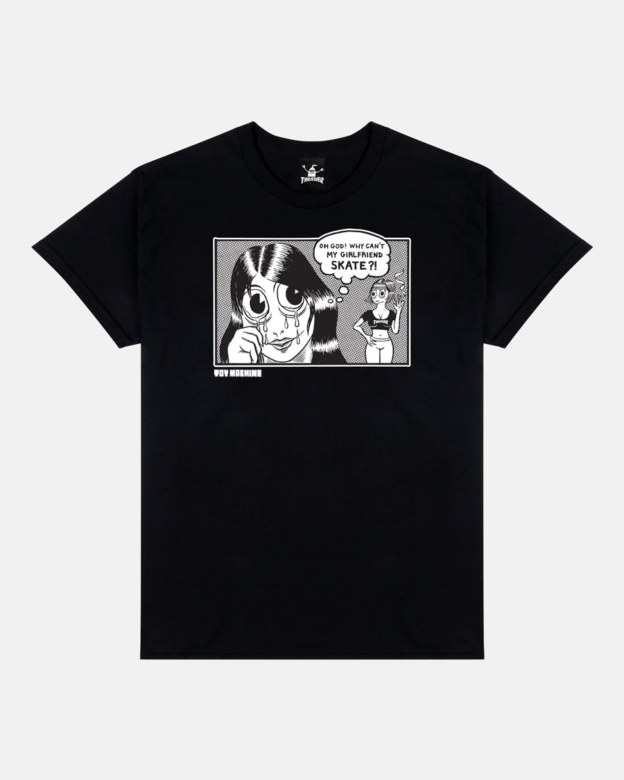 THRASHER X TOY MACHINE "GIRLFRIEND" T-SHIRT - Bow Shock Marketplace