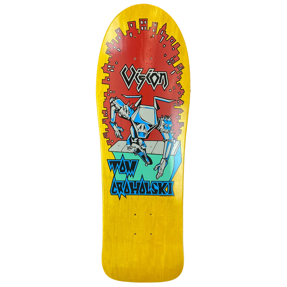 Vision Tom Groholski Robot 9.5" Skateboard Deck