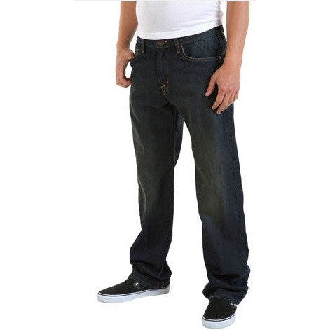 Volcom Jeans Black Bart - Black rinse (relaxed fit) - Bow Shock Marketplace