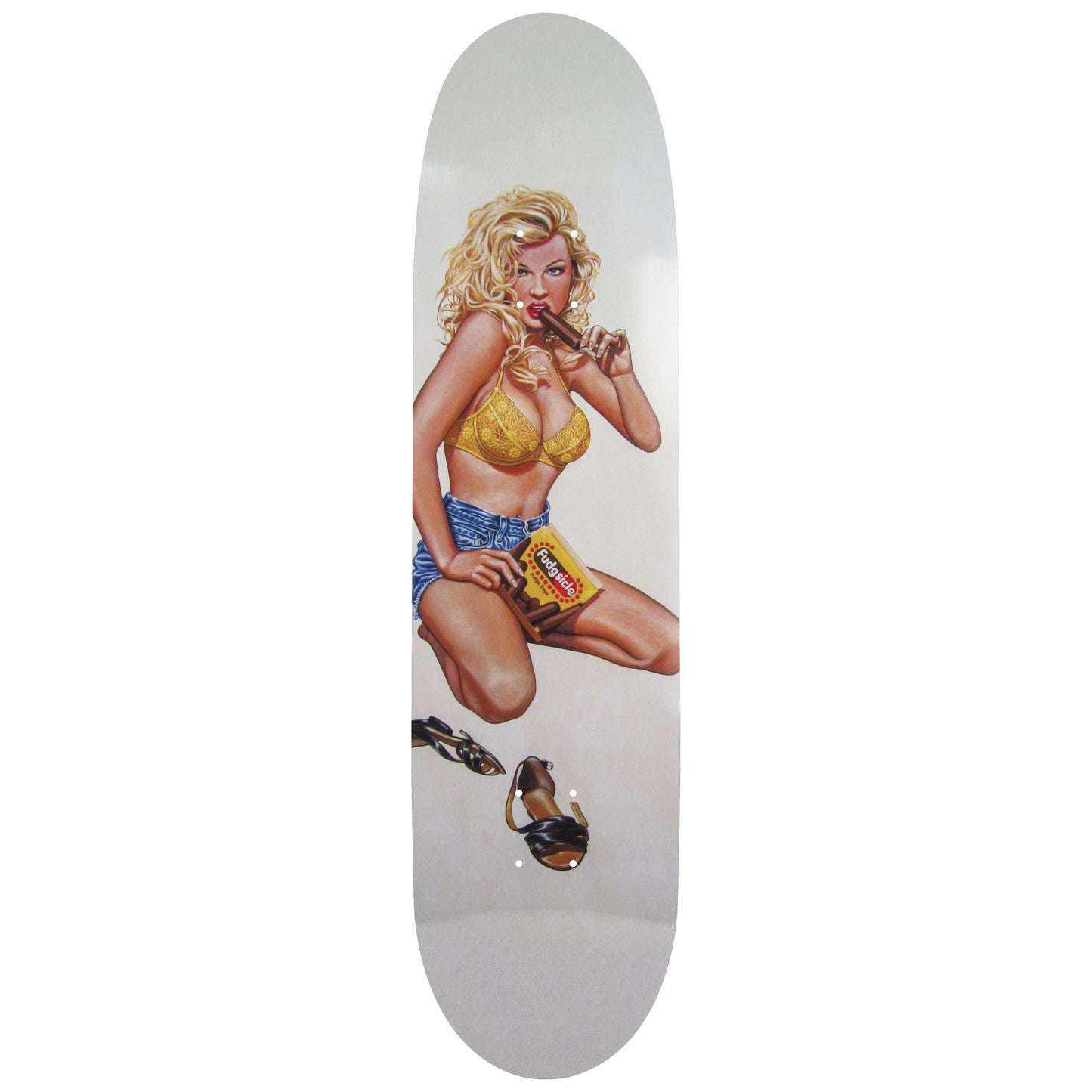 World Industries - Kareem Campbell Fudgesicle EX7 White 8.25" Skateboard Deck