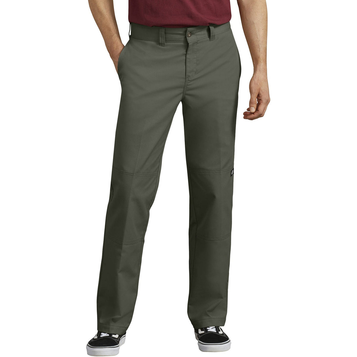 Dickies ’67 Regular Fit Double Knee Pants - Olive Green
