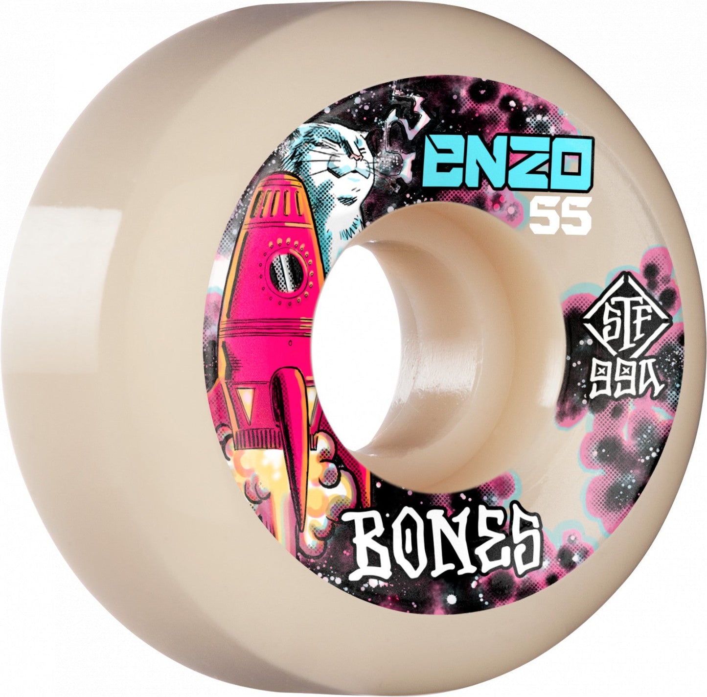 Bones STF Enzo Beerus V5 Sidecut 55mm Wheels - (Set of 4)