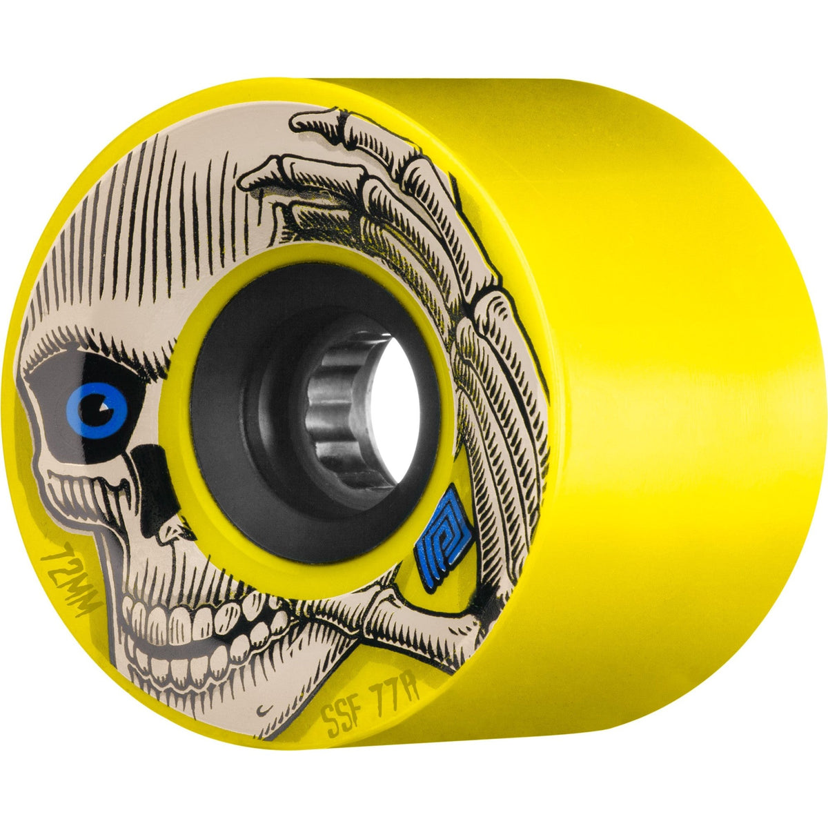 Powell Peralta Wheels Kevin Reimer 72mm 77a - Yellow (Set of 4) - Bow Shock Marketplace