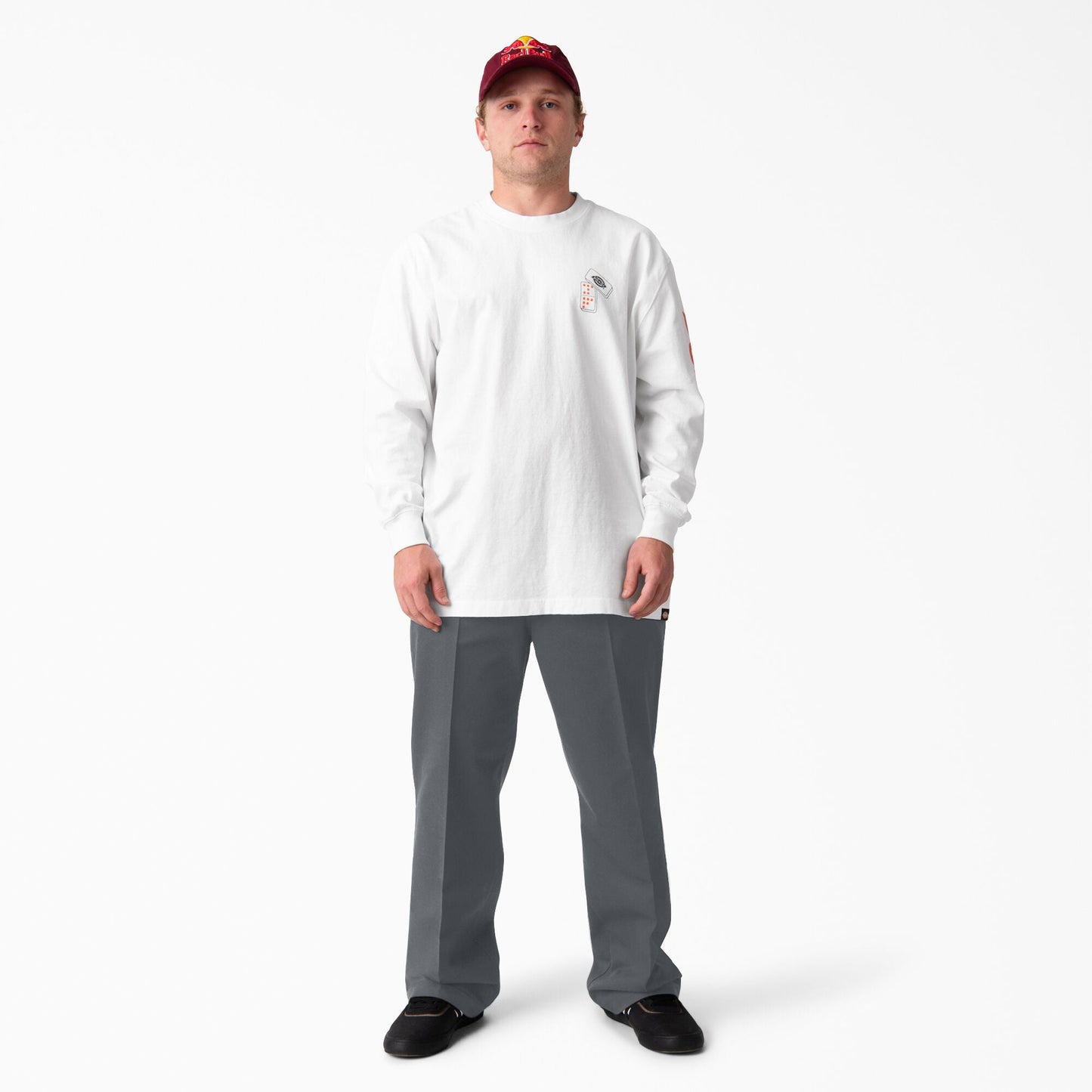 Dickies Jamie Foy Signature Loose Fit Straight Leg Pants - Charcoal Gray