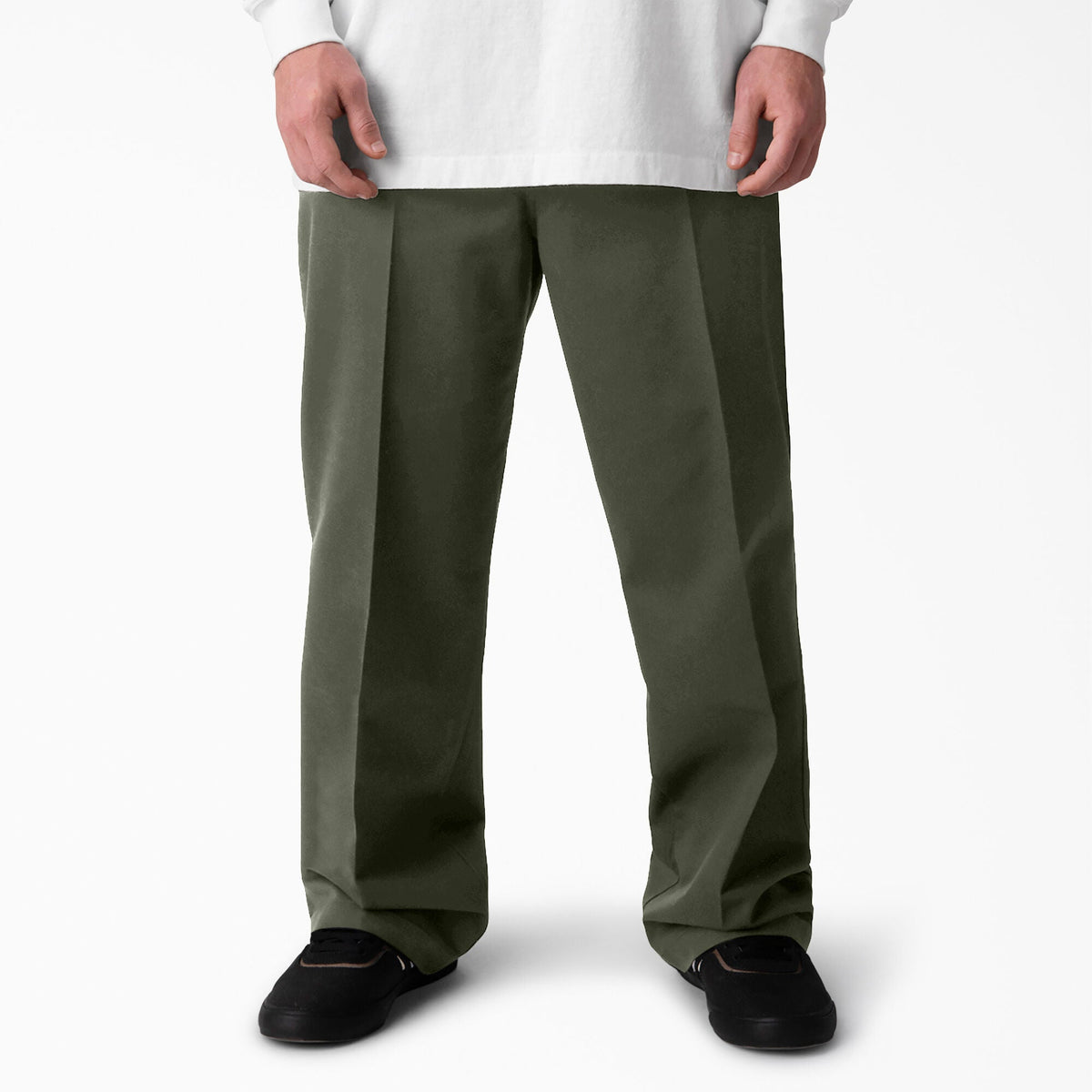 Dickies Jamie Foy Signature Loose Fit Straight Leg Pants - Olive Green - Bow Shock Marketplace