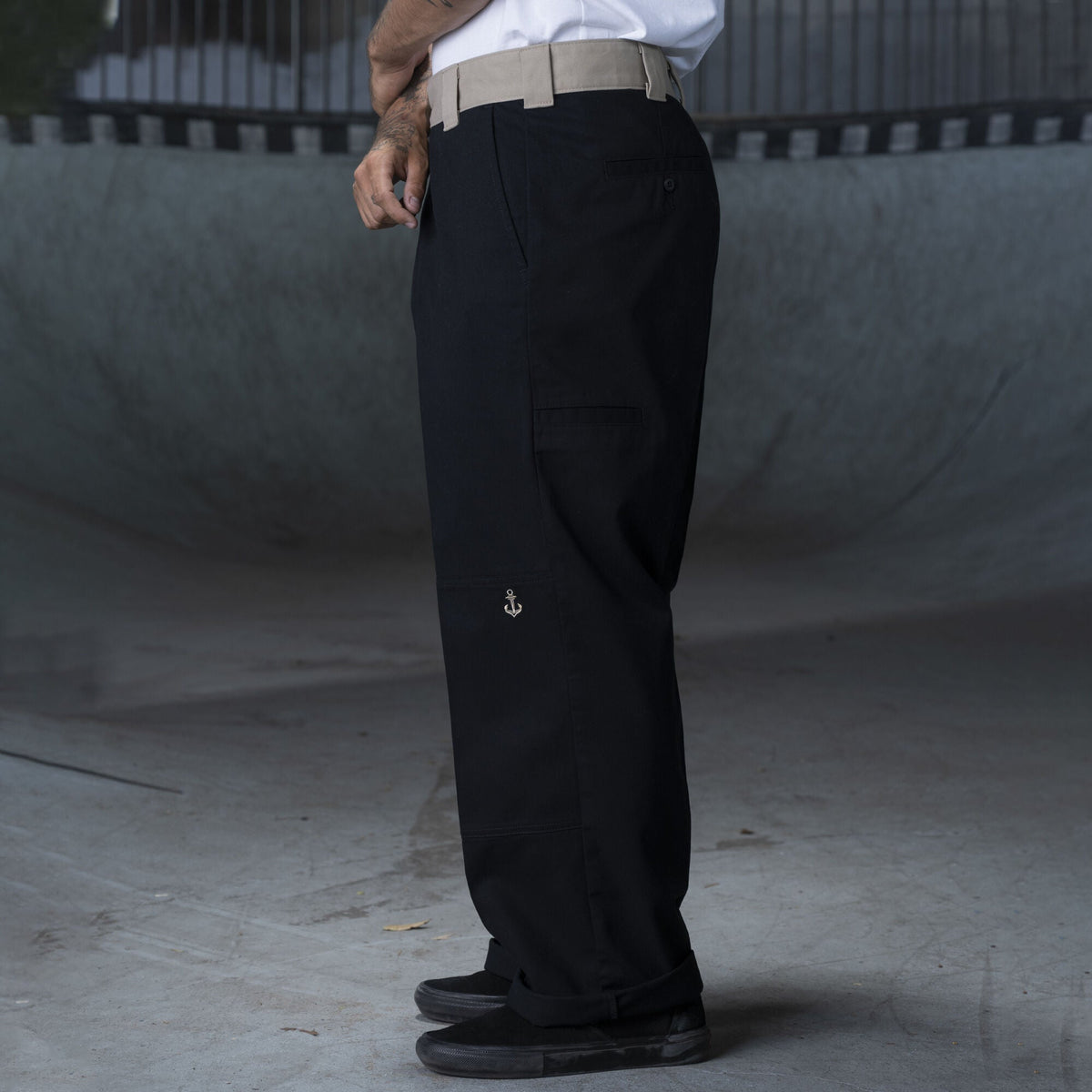 Dickies Ronnie Sandoval Double Knee Pants - Black/Desert Sand Color Block - Bow Shock Marketplace
