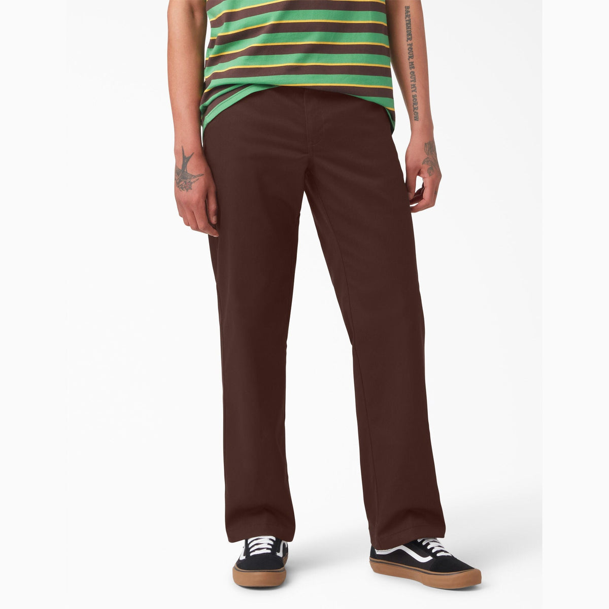 Dickies Vincent Alvarez Balam Twill Pants - Dark Brown - Bow Shock Marketplace