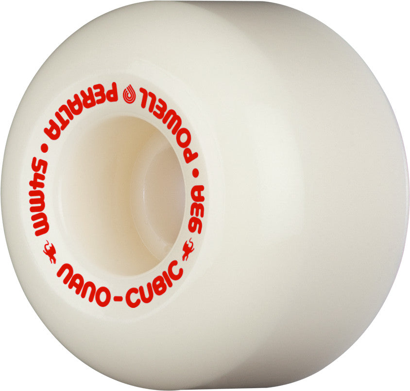 Powell Peralta Nano Cubic Dragon Formula Wheels 54x36mm 93A - Off White (Set of 4) - Bow Shock Marketplace