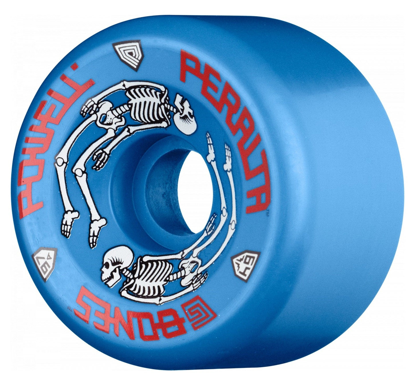 Powell Peralta Wheels G-Bones 64mm 97a - Blue (Set of 4) - Bow Shock Marketplace