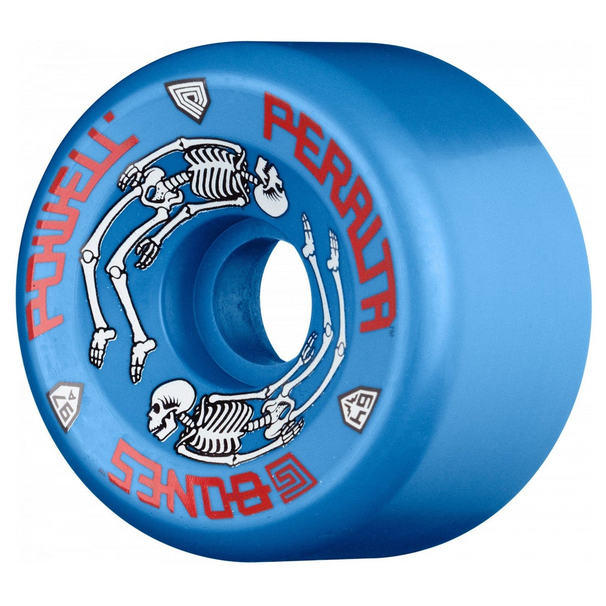 Powell Peralta Wheels G-Bones 64mm 97a - Blue (Set of 4) - Bow Shock Marketplace
