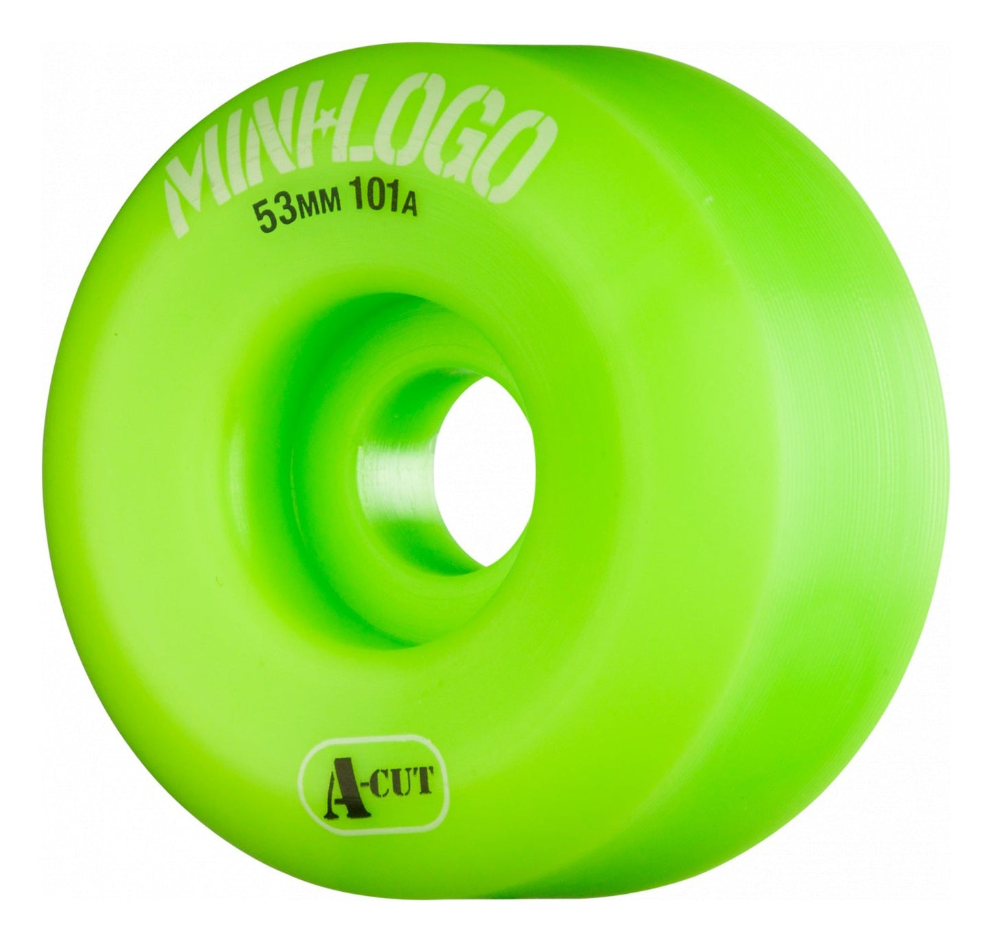 Mini Logo Wheels A-Cut 53mm 101a - Green (Set of 4)