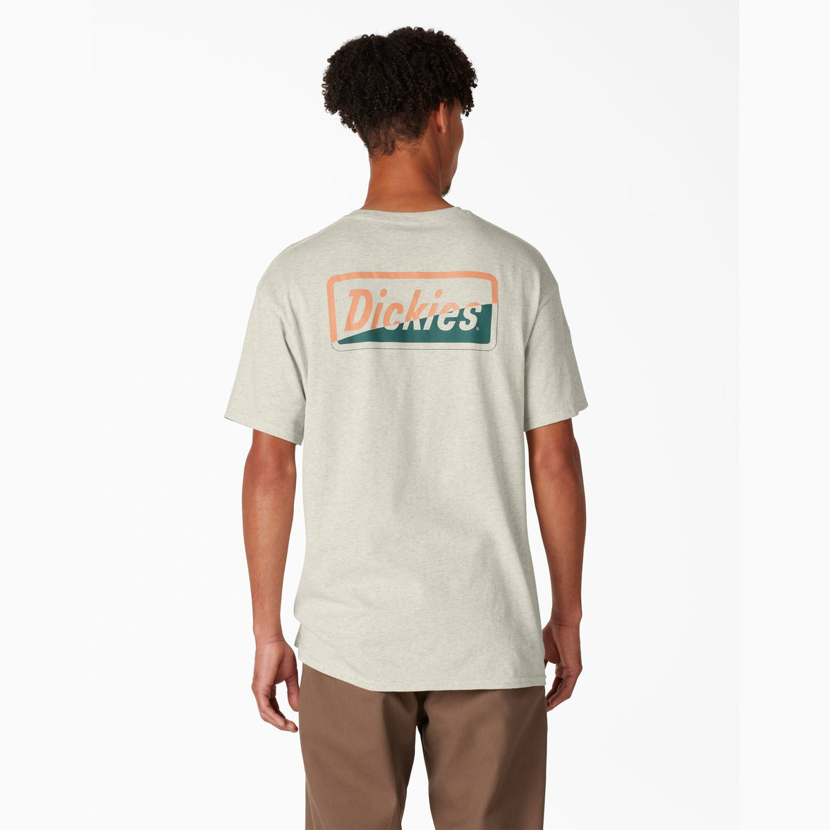 Dickies Skateboarding Split Graphic T-Shirt - Oatmeal Heather