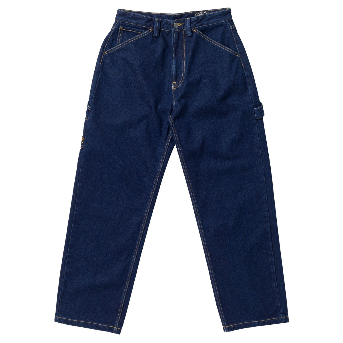 Krooked Koffin Carpenter Dark Rinse Denim Pants