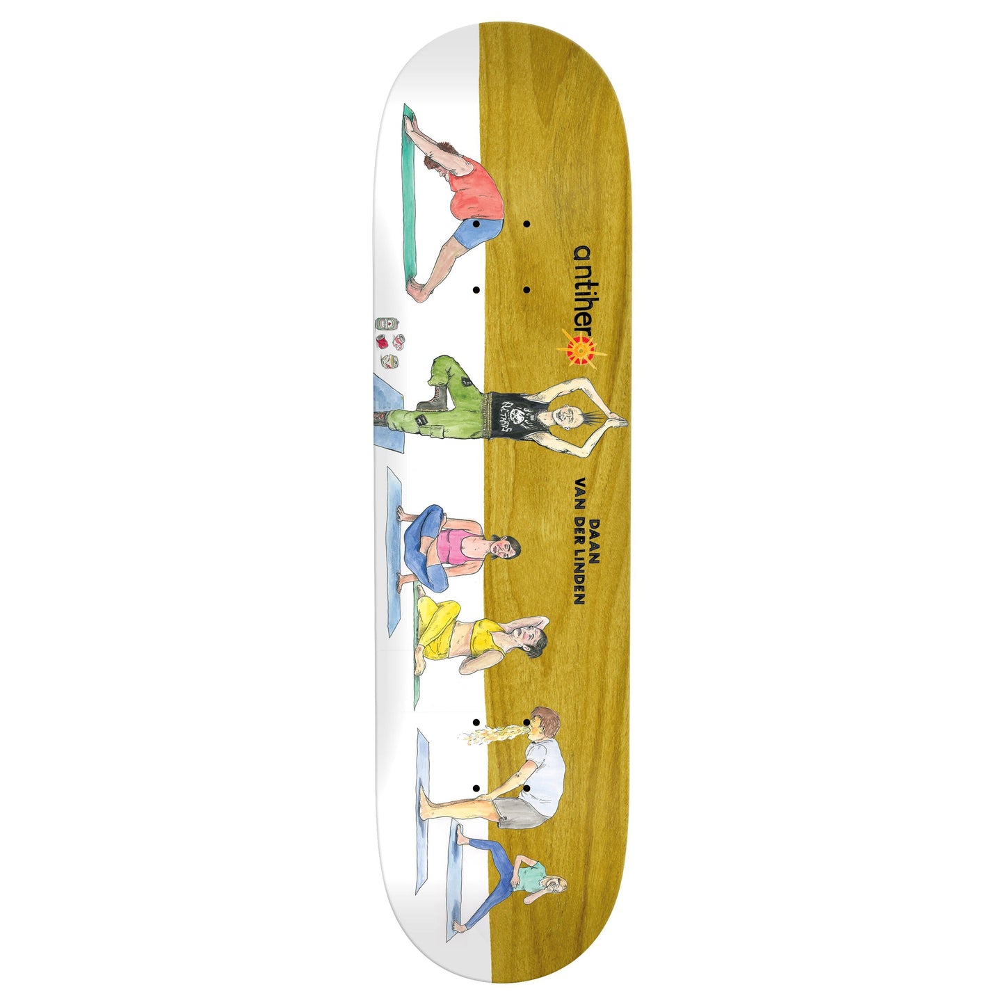 Anti-Hero Daan I Farted In Yoga Class - 8.38" Skateboard Deck