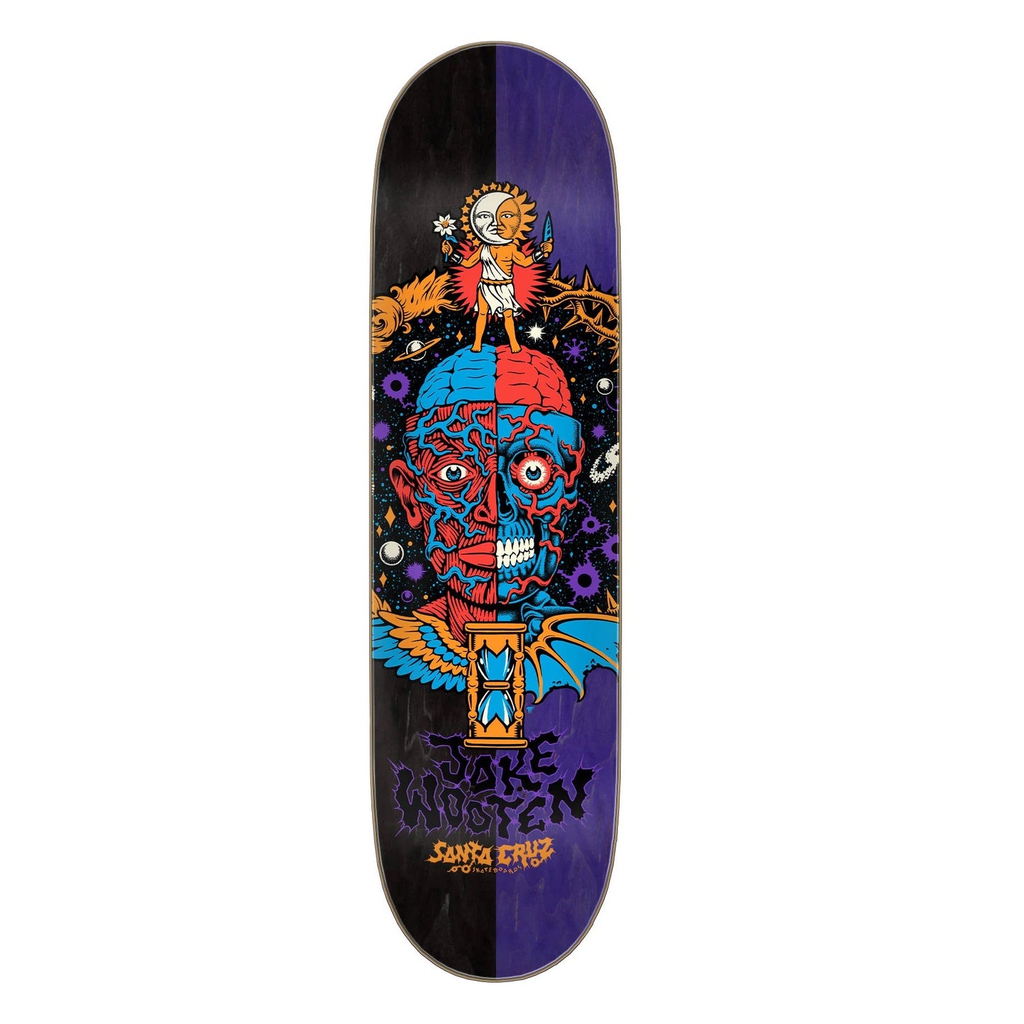 Santa Cruz Wooten Crest VX Skateboard Deck - 8.5″
