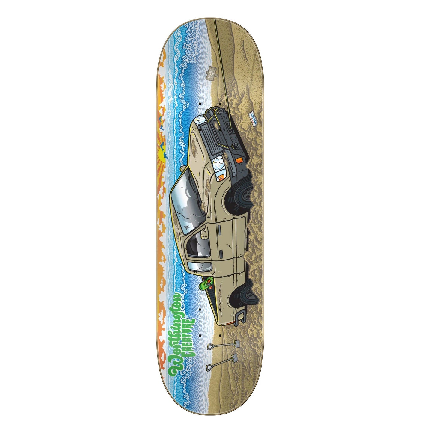 Creature Worthington Paradise VX Skateboard Deck - 8.6″ - Bow Shock Marketplace