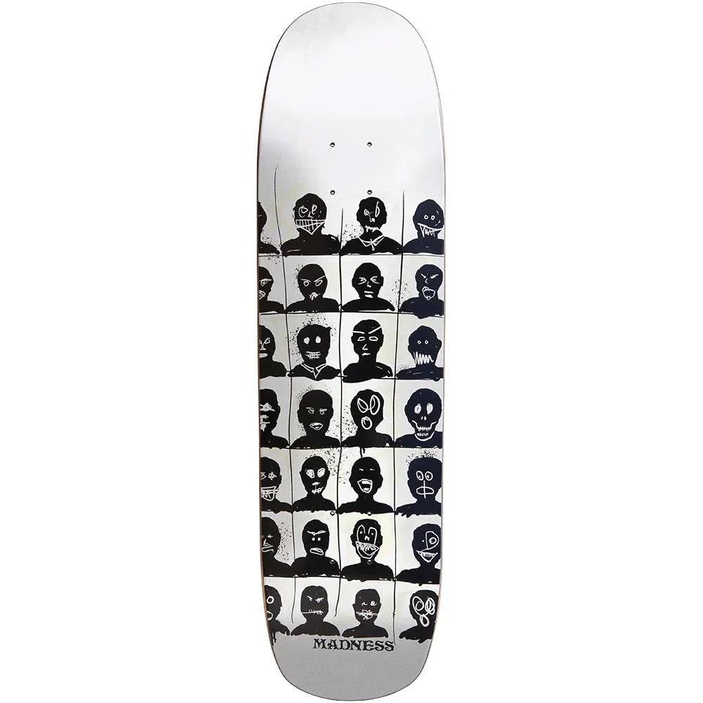Madness Personalities Super Sap Resin 7 White 8.375" Skateboard Deck