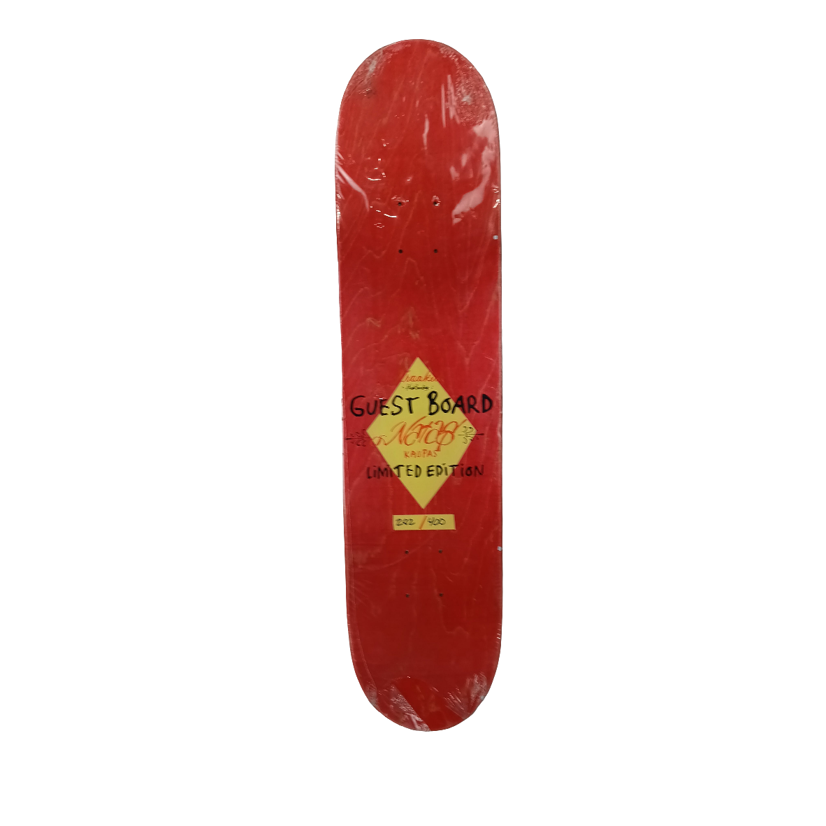 Krooked Natas Kaupus Guest Model Cat Purple Yellow Black Size 7.75" Vintage NOS Deck