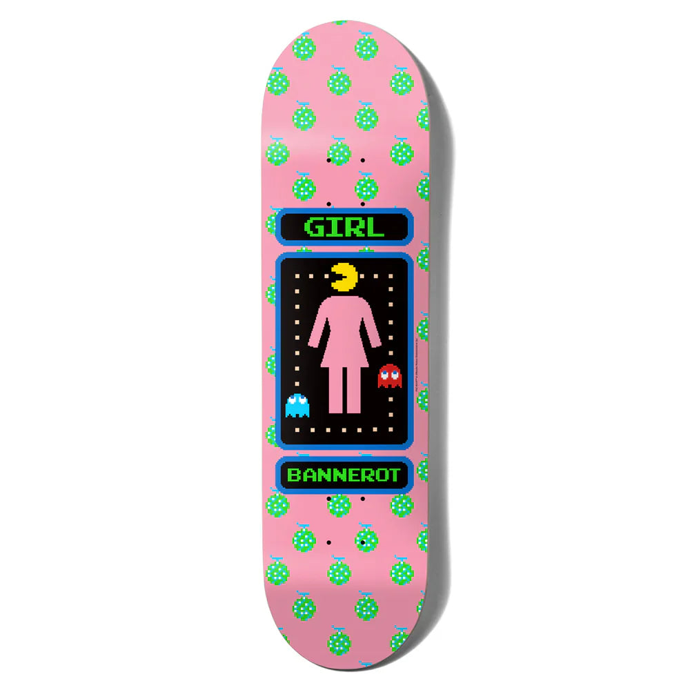 Girl Bannerot Pac-Man Skateboard Deck - 8.25″ - Bow Shock Marketplace