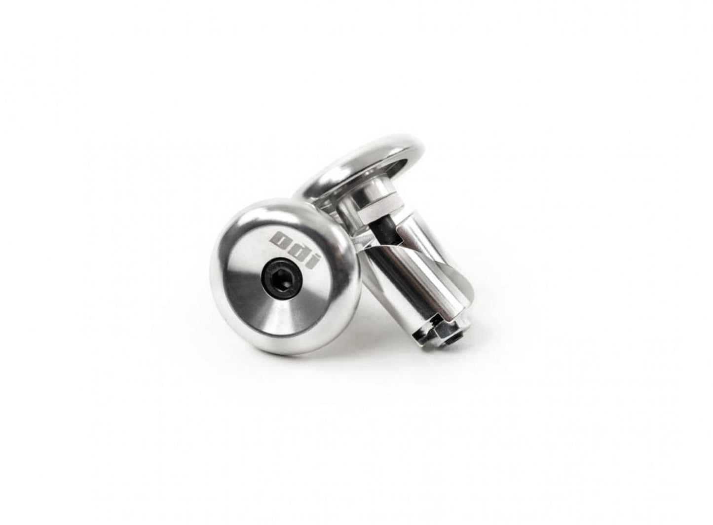 ODI Aluminum Bar End Plug - Silver - Bow Shock Marketplace